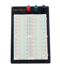 Solderless 1660 Breadboard Super Kit With Aluminum Back Plate, 3 Binding Posts for Prototyping Circuits Arduino