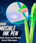Writing with invisible ink pen, bonus with Epic Night Vision Spy Goggles For Kids See In The Dark With Invisible Ink Pen Secret Messages Gear.