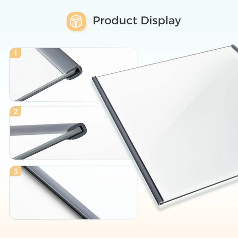 Upgraded Upper Refrigerator Glass Shelf For Whirlpool Maytag Tempered Glass 17 5/16 In W X 16 3/8 In D Replaces W11135529 4547258 AP6286990 PS12348757 EAP2348757 W11188040RC