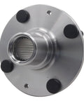 Front view of Front Wheel Bearing And Hub Repair Kit For Hyundai Accent And Kia Rio Rio5 OE Fit Premium Bearings Precisely Machined Hubs