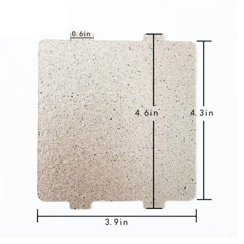 Two Pack Microwave Waveguide Cover Mica Slice Super Thick Heat Insulation Oven Parts Replacement, Direct Fit With The Same Look