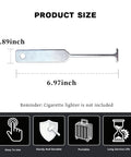 Universal Lighter Socket Removal Tool For Cars And Trucks, metal tool dimensions 6.97 inches length, 0.89 inches width