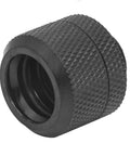 Black 14mm hard tubing compression fittings for PC cooling