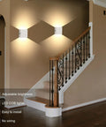 Rechargeable Battery Powered Touch Wall Sconce Set Of 2 White Small Up And Down Wall Lights Indoor Dimmable Cool White USB