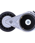 Drive Belt Tensioner Idler Pulley Kit for GMC Yukon Chevy 1996-2002, top view, metal and rubber pulley