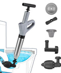 High Pressure Air Drain Plunger For Quick Toilet Clogs And Drain Unclogging Easy To Use No Plumber Needed Portable Bathroom And Sink Unblocker