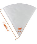 Cone filter for Maple Syrup Filters Set 7 Piece Kit With 1 Heavy Duty Filter And 6 Nylon Pre Filters Food Grade Polypropylene