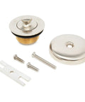 Lift And Turn Bathtub Drain Assembly Conversion Kit With Single Hole Overflow Face Plate In Oil Rubbed Bronze All Brass Construction Durable Tub Stopper Easy Tap Open Close For Smooth Bathing