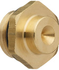 Brass push button diverter plug for tub and shower, easy install replacement part, durable valve accessory fits standard spouts.