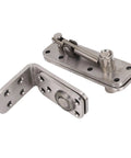 Hidden Door Hinge For Secret Doors And Bookcases Heavy Duty 600LBS Stainless Steel 180 Degree Adjustable Pivot Hinge With Concealed Mount And Screws