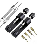 All In One Watch Link Removal Kit With Two Link Pliers Pin Remover Replacement Pins And Extractors For Easy Band Sizing And Bracelet Adjustment