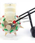 No Bending Over Hand Push Seeder For Garden Beds And Lawns Semi Automatic Planter Digs Holes Transplants Seeds And Covers Soil