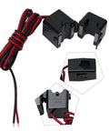 Rock Solid Split Core Current Transformer Clamp Sensor For Ev Chargers And Grid Panels 50 To 200 Amps, featuring low resistance leads.