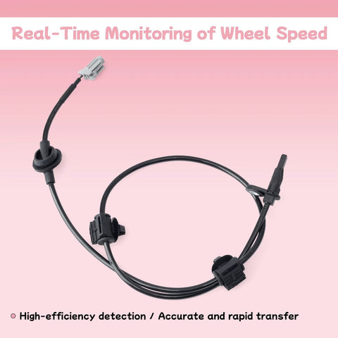 GLOXTED 2-pack wheel speed sensors for Subaru Outback ABS front left and right, black