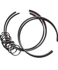 M4 To M140 Steel Wire Shaft Clamp Retaining Rings For Round Spring External C Type Snap Ring, Heavy Duty Manganese Alloy