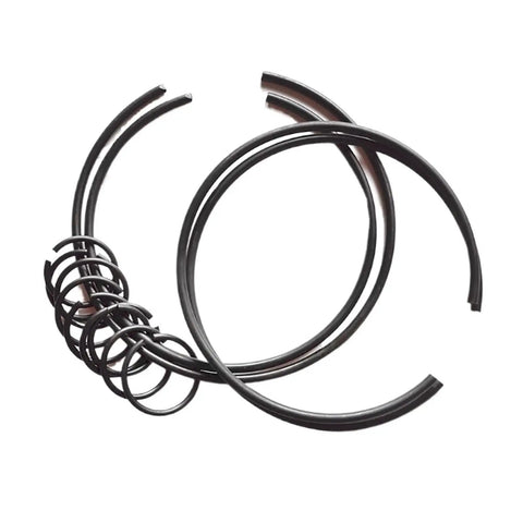 M4 To M140 Steel Wire Shaft Clamp Retaining Rings For Round Spring External C Type Snap Ring, Heavy Duty Manganese Alloy