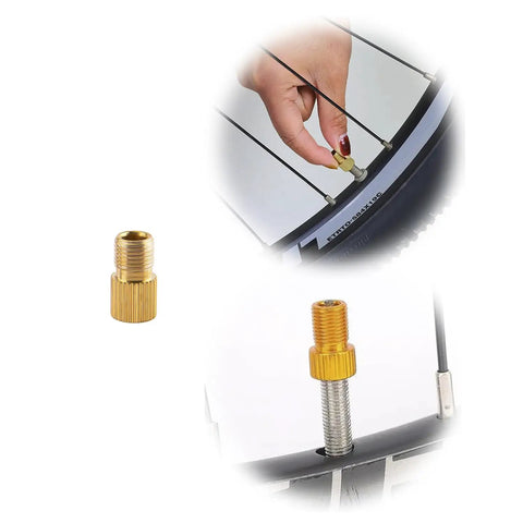 Pump Needle Kit Adapter Set For Portable Tire Inflator And Air Compressor metal Presta valve adapter on bicycle tire
