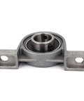 Heavy Duty Self Aligning Pillow Block Bearing Unit With 15mm Shaft Bore And Cast Iron Housing Designed For Tough Mechanical Jobs Two Pack Brand New Has You Covered With Spares For Extra Repair Tasks Around The House Or Garage Setup Ready Today. 15mm cast iron pillow block bearing with mounted holes