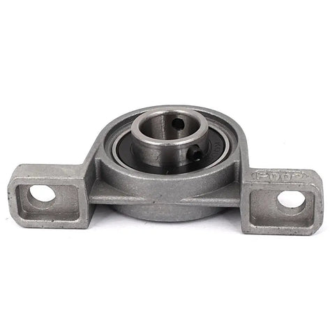 Heavy Duty Self Aligning Pillow Block Bearing Unit With 15mm Shaft Bore And Cast Iron Housing Designed For Tough Mechanical Jobs Two Pack Brand New Has You Covered With Spares For Extra Repair Tasks Around The House Or Garage Setup Ready Today. 15mm cast iron pillow block bearing with mounted holes