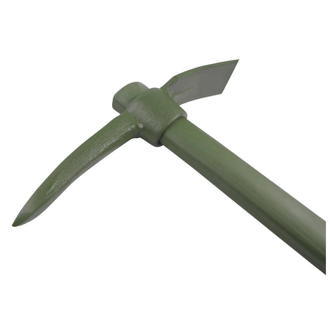 Mattock Go To Tool For Camping And Bushcraft Dual Purpose Forged Head Pick Axe For Digging Trenches Roots Gardening And Survival Tasks Heavy Duty Outdoor Tool