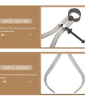 Built Tough Carbon Steel Caliper Kit For Hella Accurate Woodturning Portable Internal And External Diameter Gauges with fine texture