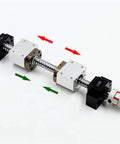 Ball Screw Nut End Processing Heavy Duty Pro Grade SFU1204 Bidirectional Ball Screw with Anti Backlash Nut 1000mm Carb