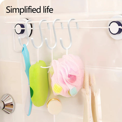 10 Pack 3 Inch S Hooks Heavy Duty Vinyl Coated Non Slip Hanging Hooks For Kitchen Closet Bathroom Garage Garden White Ideal For Utensils Towels Hangers Tools And A Quick Space Organization For Everyday Home Life In Humid Environments holding bath items
