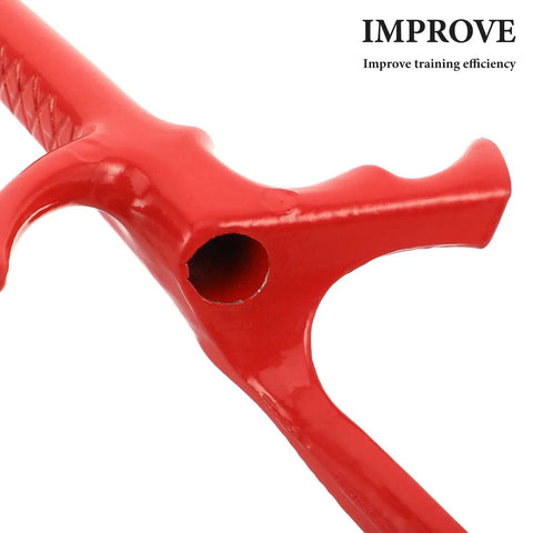 Red Pro Grade Fencing Foil Epee Handle Replacement Grip With Conductive Wire Stainless Steel Blade Grip Easy Install