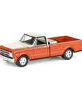 Red 1/64 Scale 1968 Chevrolet C10 Pickup With Toolbox Diecast Truck From Down On The Farm Series 11 Not For Play Shelf Ready