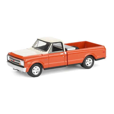Red 1/64 Scale 1968 Chevrolet C10 Pickup With Toolbox Diecast Truck From Down On The Farm Series 11 Not For Play Shelf Ready
