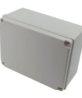 Tough Dustproof IP65 Junction Box Enclosure For DIY Projects 8x6x4 Inch Gray Plastic Case With Screws Kit Durable Weather Ready