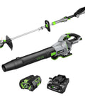 Cordless Trimmer And Blower Combo Kit With 56V 4.0Ah Battery And Charger POWERLOAD Technology 15 Inch Trimmer 670 CFM Blower.