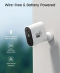 2K Add-On Camera for WirelessCam and SolarCam, Works With aosuBase, Night Vision, Ultra-Wide 166 Degree Field Of View