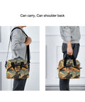 Person carrying Desert Cowboy Style Insulated Lunch Bag 10L Cooler Tote Leakproof Portable with shoulder and hand straps