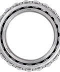 Top view of a Premium Taper Bearing Cone for Automotive Wheel Hubs, OE-Style, with crowned raceways and rollers for smooth rotation.