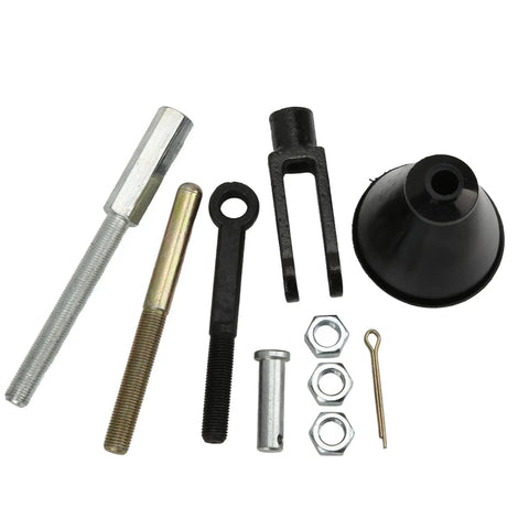 Adjustable Brake Master Cylinder Push Rod Kit With 10 Clevis Eyelet Nuts Easy Install Push Rod Assembly For Classic Cars From 1950s To 1970s Replacement Part For Hot Rods Restorations And Custom Builds, assorted metal parts