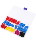 Premium Tapered Silicone Stoppers Kit With Easy Grip Rubber Plugs For Sealing Test Tubes Flasks And Bottles Perfect Heavy Duty Coating Paint Projects And Lab Experiments You Can Trust These High Temp Plugs To Save Time And Keep Your Gear Safe., assorted silicone tapered stoppers in storage case
