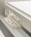 4 Inch Flush Cabinet Hinges With Screws Easy DIY Install Soft Close Cupboard Hinges Silent Durable Construction for long life