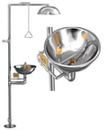 Emergency Eyewash Station With Shower Kit Built For Real-World Safety, stainless steel dual-nozzle flush and filtration