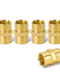 Heavy Duty Knockout Pack 1/4 NPT Coupler Female To Female Hex Pipe Fitting Premium Iron Corrosion Resistant connector set