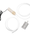 Dope Mini Water Sump Pump 5V 1.5A USB Driven Portable Plastic Drainage Pump with hoses and fine mesh filter.
