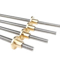 Stainless Steel Ball Screw T12 Lead Screw With Left Hand Thread 3mm Lead 304 Stainless Trapezoidal 350mm Length Reverse