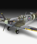 Spitfire Mk Vb 1:72 Scale Plastic Model Kit with 42 Parts Dope Cockpit Details Rotating Propeller Auxiliary Fuel Tanks