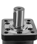 Top view of Built Tough Hydraulic Motor For 101 1001 009 And Eaton 101 1001 showing cast iron construction and shaft