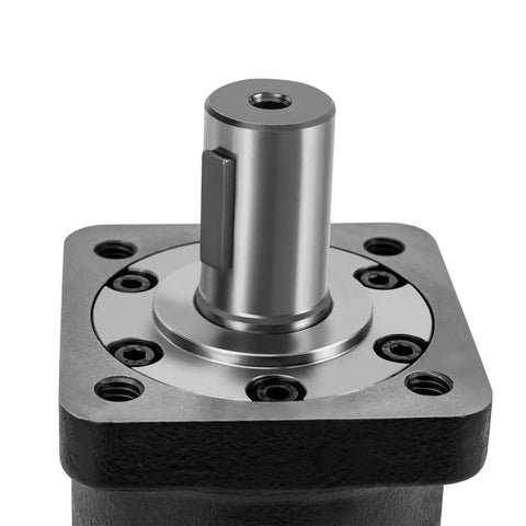 Top view of Built Tough Hydraulic Motor For 101 1001 009 And Eaton 101 1001 showing cast iron construction and shaft