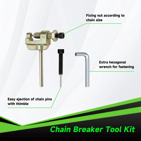Chain breaker tool kit for T8F 134 Link Drive Chain Replacement For 50cc 47cc 49cc Dirt Bikes And Mini ATVs Fits SSR Mototec SYX