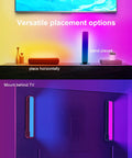 Lit RGBICW Smart Light Bars For TV PC And Gaming Setup With Scene And Music Sync, 16 Million Color Ambient Lighting Kit Versatile Placement