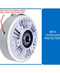 Pro Grade Magnetic Powder Brake Hollow Shaft Center Hole Clutch For Air Shaft Tension Control No Base Needed Durable Alloy