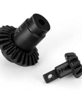 12 24T Steel Helical Axle Gear Set For 1 24 RC Cars FCX24 FCX18 Upgrade Parts close-up of two steel gears on white background