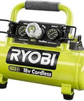 Portable 1 Gallon 120 PSI 18V Horizontal Air Compressor For Home Garage And DIY Projects, Lightweight Compact Design